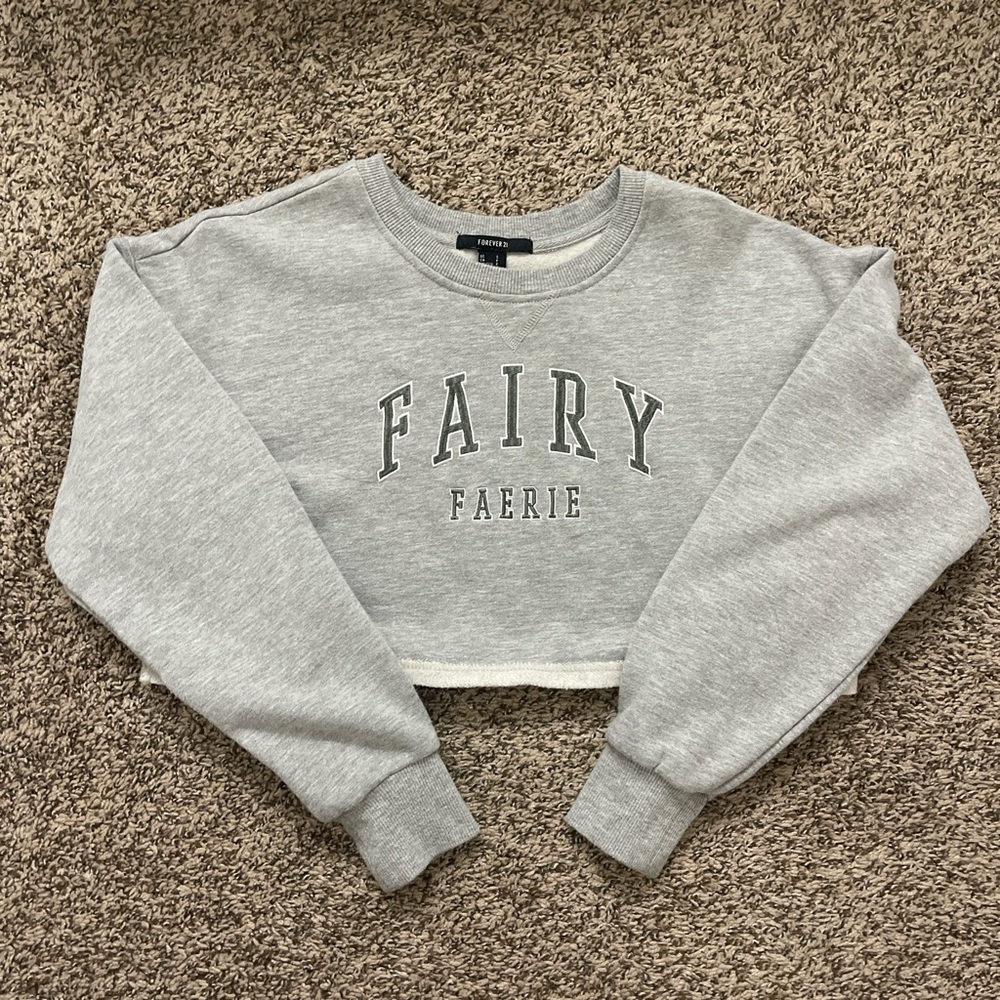 Forever 21 Cropped Crewneck